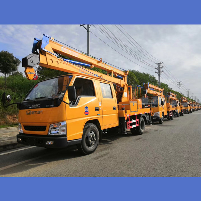江鈴12米高空作業(yè)車(chē)批量訂單交付
